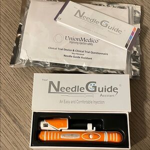 UnionMedico PIO Auto injector Needle Guide Assistant - Orange - Union Medico